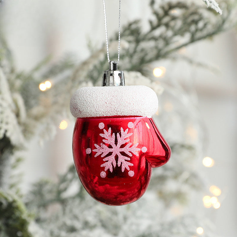 Wholesale Plastic Ice Cream Snowman House Pentagram Christmas Tree Pendant